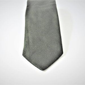 Men's BALLY Olive Green Silk Necktie